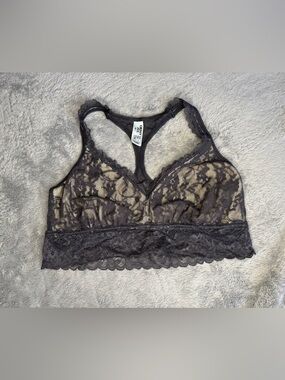 DKNY Black Lace Racerback Bralette